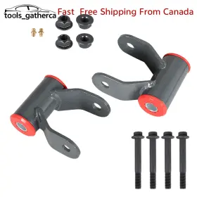 Tg3035916 Tools Gatherca 2002-2008 For Dodge Ram 1500 2 Inch Rear Drop Kit Lowering Steel Shackles 4x2 4x4