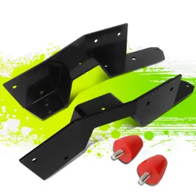 Tsk-lepow101 Top Street King Ss Rear Axle Bolt On C-notch Brackets Kit For Chevy C10 Gmc C15/c1500 63-72 L R
