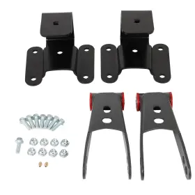 Top18089801s Topcn-autoparts Drop Shackles Hangers Lowering 2 Inch -4 Kit Fits Dodge Ram 2500 3500 2wd 1994-2002