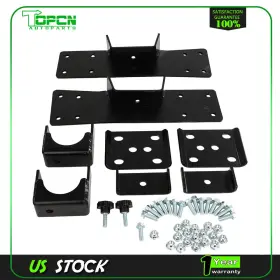 Top18091001s Topcn-autoparts For 1999-2005 2006 Chevy Gmc Silverado 1500 Rear Axle C-notch And Flip 6 Inch Drop Kit