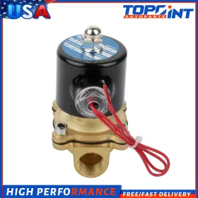 To107656p01 Topoint-autoparts 1/2 Inch Npt For Train Horn Air Ride Suspension Valve Electric Solenoid Brass Single