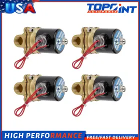 To829114p01 Topoint-autoparts 1/2 Inch Npt Air Ride Suspension Valve Electric Solenoid Brass For Train Horn Set 4 To829114p01 Topoint-autoparts 1/2 Inch Npt Air Ride Suspension Valve Electric Solenoid Brass For Train Horn Set 4