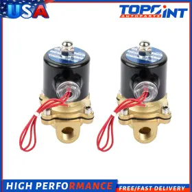 To829116p01 Topoint-autoparts 3/8 Inch Npt Air Ride Suspension Valve Brass Electric Solenoid For Train Horn Set 2 #2 To829116p01 Topoint-autoparts 3/8 Inch Npt Air Ride Suspension Valve Brass Electric Solenoid For Train Horn Set 2 #2