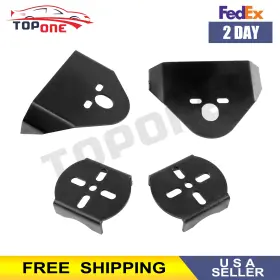 Topot001244 Topone Upper And Lower Rear Bag Mounting Brackets Set Of 4 Weld On Air Ride Suspension