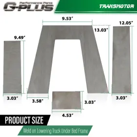Tra142265 Transmotor2013 Weld-on Lowering Truck Under Bed Frame 10 Inch Tall Step C Notch Kit 3 Wide #3