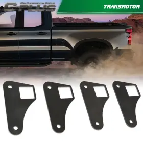 Trans0721-854 Transmotor2013 Parallel 4 Link Tabs 2 Inch Square Tubing Air Ride Brackets Ladder Bar Mounting Trans0721-854 Transmotor2013 Parallel 4 Link Tabs 2 Inch Square Tubing Air Ride Brackets Ladder Bar Mounting