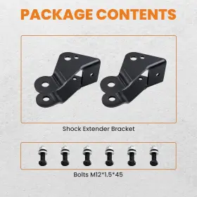 Ab24 Tuningsworld 3 Inch - 5 Shock Extenders For Chevy Silverado C1500 Gmc Sierra C1