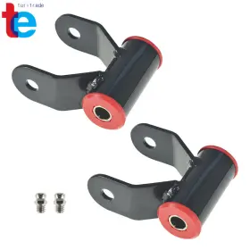 Tr41598 Turitrade 2x For 2002-2008 Dodge Ram 1500 2wd Drop Shackle Lowering Shackles Leveling Kit