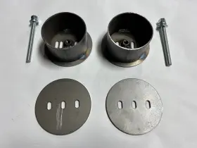 512r-2 Twisted Images Rear Air Suspension Brackets - 1958-1960 Cadillac Free Shipping