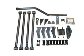 Link375-15-p Twisted Images Parallel 4 Link Kit - 1.55 Inch Bars 1/4 Steel Brackets Universal With Panhard Bar
