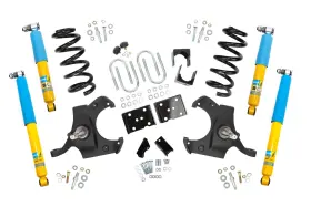6400-1 Umi Performance For 73-87 Gm C10 Lowering Kit 4.5in Front/6in Rear With Shocks