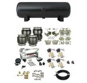Uva-5864-basic Uva 1958-64 Chevy Impala Basic Front And Back Air Suspension Kit W Bags Bag Brackets