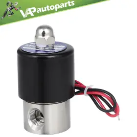 Va128415p01 Vap-autoparts 1 Solid 1/4 Inch Npt 12v Air Ride Suspension Valve Solenoid Electric Stainless Steel