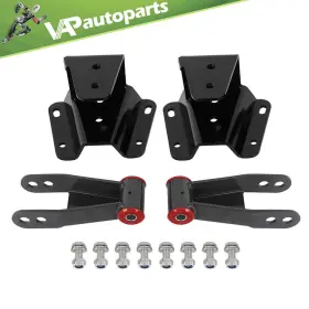Va176125p01 Vap-autoparts 1965-1972 Ford F100 4 Inch Drop Kit Leveling Lowering Shackles Hangers