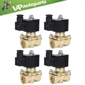 Va843235p01 Vap-autoparts 4pcs 3/4 Inch Npt 110-120v Brass Electric Solenoid Valve Gas Water Air N/c