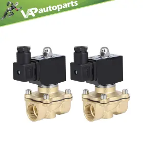 Va843237p01 Vap-autoparts 2pcs 3/4 Inch Npt Air Ride Suspension Electric Solenoid Valve Brass 220-240v N/c