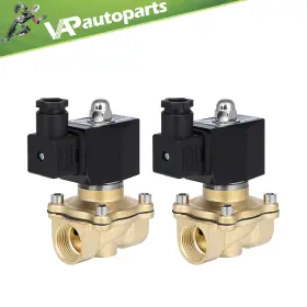 Va843243p01 Vap-autoparts 2pcs 3/4 Inch Npt 24v Air Suspension Valve Solenoid Brass Electric N/c Kit