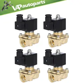 Va843244p01 Vap-autoparts 4pcs 3/4 Inch Npt 24v Air Suspension Valve Solenoid Brass Electric N/c Kit