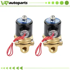Vap82911601s Vap-autoparts 2pc 3/8 Inch Npt Air Suspension Valve Solenoid Brass Electric For Train Horn