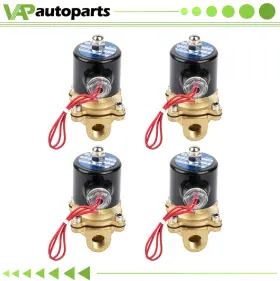 Vap82911701s Vap-autoparts 4pc 3/8 Inch Npt Air Suspension Valve Solenoid Brass Electric For Train Horn