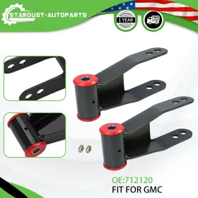 712120 Vehito 2 Inch Rear Drop Lowering Shackle Kit Fit 2019-2022 Chevy Silverado Gmc Sierra 1500 712120 Vehito 2 Inch Rear Drop Lowering Shackle Kit Fit 2019-2022 Chevy Silverado Gmc Sierra 1500