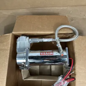 44432-1 Viair 444c Chrome Single Compressor Air Ride Suspension