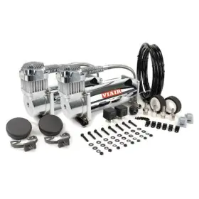 45013 Viair 450c Dual On-board Vehicle Air Compressors Chrome