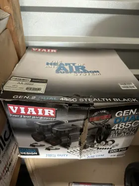 Aa-3692 Viair Dual 485c Compressors Black #2 Aa-3692 Viair Dual 485c Compressors Black #2