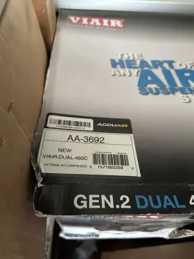 Aa-3692 Viair Dual 485c Compressors Black #3 Aa-3692 Viair Dual 485c Compressors Black #3