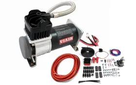 Via280cbc Viair 280c Black And Chrome Single Compressor 150psi With Wiring Kit