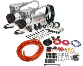 Via42513 Viair 425c Chrome Air Compressor Dual Value Pack 175 Psi With Wiring Kit