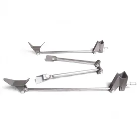 76178 Vintage Parts Usa Heavy Duty Triangulated Universal Four Link Kit With Shock Hardware