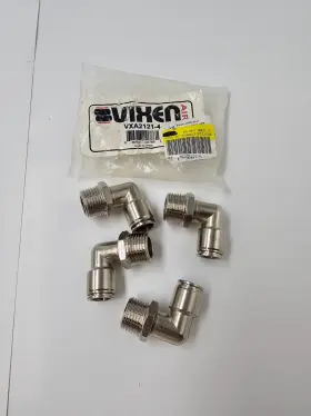 Vxa2121-4 Vixen Air Qty 4 Male To Push Connect For 1/2 Inch Od Hose Swivel Elbow Npt #2