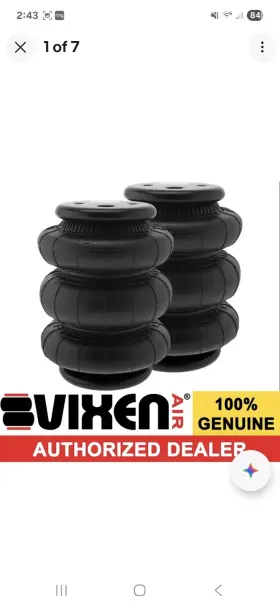 Vxd2600tdp Vixen Air 1/2 Inch Npt Port Custom Suspension Spring/bag/ride/slam Dual Pack