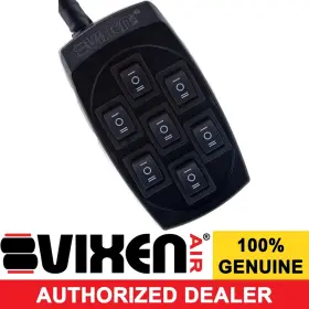 Vxf4cm14bpro Vixen Air Vxf7c3b 7-switch Ride/suspension/4-corner Rocker Controller F/vxf4cm14bpro Manifold