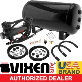 Vxo8852dab Vixen Air Suspension Kit/system For Truck/car Bag/ride Dual Head Compressor 6g Tank