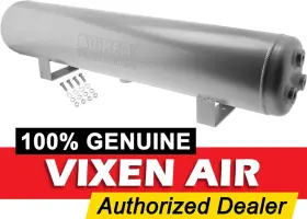 Vxt4100a Vixen Air 4 Gallon 7 Ports Aluminum Tank For Suspension/bags/train Horn
