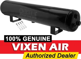 Vxt4100ab Vixen Air 4 Gallon 7 Ports Aluminum Tank For Suspension/bags/train Horn