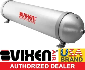 Vxt5000sa Vixen Air 5 Gallon 9 Ports Seamless Aluminum Tank Suspension/air Ride/horn