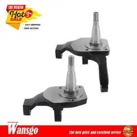 22-2858 Wansgo For 1966-1977 Volkswagen Beetle 2 New Drop Spindles Ball Joint With Drum Brakes