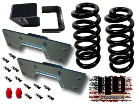400160c We Motorsports 403660/253420/400160c Hd Suspension 1965-1973 Ford F100 2 Inch Coil 6 Flip Kit C-notch Lowering Usa