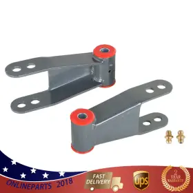On661606l Wflnhb 2 Inch Drop Rear Adjustable Leveling Lowering Shackles For 1975-1987 Chevrolet C/10 On661606l Wflnhb 2 Inch Drop Rear Adjustable Leveling Lowering Shackles For 1975-1987 Chevrolet C/10