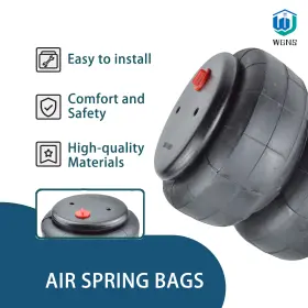 Js-122303a Wgns 4 Pack Air Lift 58616 Dominator D2600 Airlift Airbag Spring Ride Suspension #3