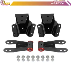 Wh17612501e Wheeltech Fits For 1965-1972 Ford F100 4 Inch Drop Kit Leveling Lowering Shackles Hangers New #2 Wh17612501e Wheeltech Fits For 1965-1972 Ford F100 4 Inch Drop Kit Leveling Lowering Shackles Hangers New #2