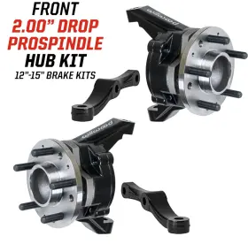 Wil83017728 Wilwood Mustang Ii Aluminum Prospindle Hub Kit Pair