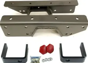 Cnotch-flip-gm73 Wnp Rear Axle 5 Inch Drop Flip Kit Frame C Notch Support Fits 1973-1987 Chevy C10 Truck
