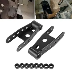 Xp0208 X-parts 2 Inch -3 Rear Drop Lowering Shackle Suspension Kit For Chevrolet Ford Gmc Dodge Ram