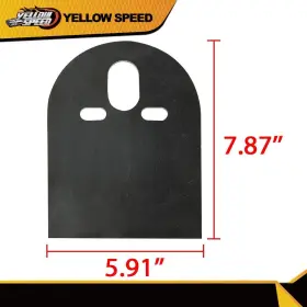 Yew51864 Yellowspeed Fit For 2500lb 2600lb Upper D Plate Mounting Brackets Air Bag Suspension Pair #3