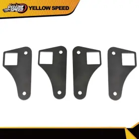 Yew77782 Yellowspeed New Parallel 4 Link Tabs 2 Inch Square Tubing Air Ride Brackets Ladder Bar Mounting #2