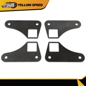 Yew77782 Yellowspeed New Parallel 4 Link Tabs 2 Inch Square Tubing Air Ride Brackets Ladder Bar Mounting #3